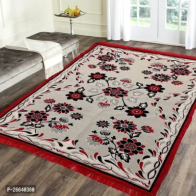 Designer Multicoloured Jute Cotton Carpets Pack Of 2