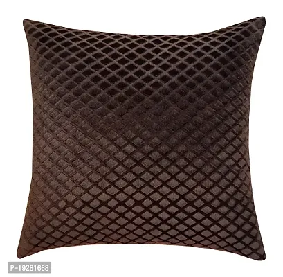 Zesture Premium 3D Embossed Valvet Touch Pixel Design Cushion Cover Set of 5-thumb2