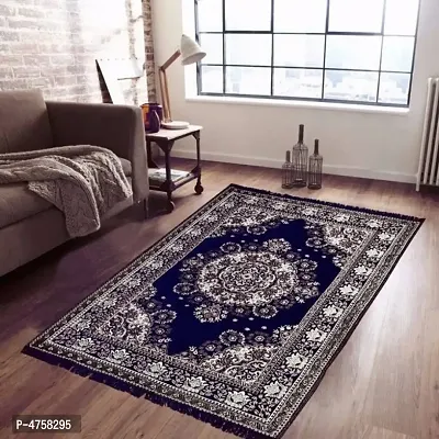 Stylish Multicolored Polycotton Printed Carpets-thumb0