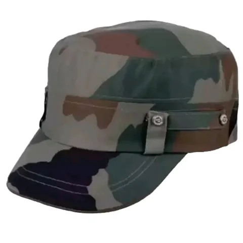 DAVIDSON Army Adjustable Causal Cap Both for Men and Women Black