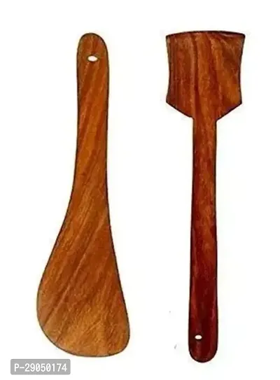 Wooden Spatulas Set Pack Of 2-thumb0