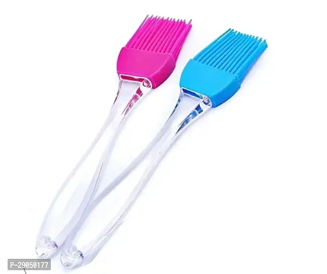 Multi-Purpose Silicone Oil Cooking Brush For Grilling, Tandoor Pack Of 2-thumb0