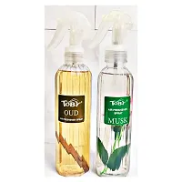 Toby Air Freshener Spray - Oud and Musk | Long-Lasting Fragrance | (250 ml) (Pack of 2)-thumb2