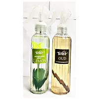 Toby Air Freshener Spray - Oud and Lemon | Long-Lasting Fragrance | (250 ml) (Pack of 2)-thumb2