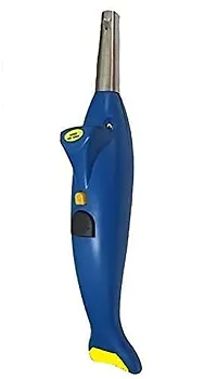 Dolphin Gas Lighter for Kitchen Stove Electric Lighter + LED Torch Gas Stove Lighter for Kitchen Dolphin Shape + Emergency Torch 2-in-1(Color May Vary)-thumb3