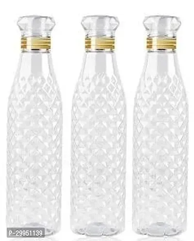 Water bottle set of 3,Crystal Diamond Texture, water bottle - 1000 ml(1 Liter)-thumb0