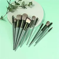 Glowhouse 13pc Celebrity Makeup Brush Set With Soft Fluffy Pouch Cosmetic Makeup Brush (Pack of 13) - Multicolor-thumb2