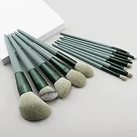 Glowhouse 13pc Celebrity Makeup Brush Set With Soft Fluffy Pouch Cosmetic Makeup Brush (Pack of 13) - Multicolor-thumb1