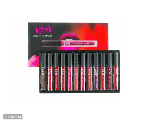 Glowhouse 12 pcs Matte liquid lipstick set (Set of 12) Multicolor