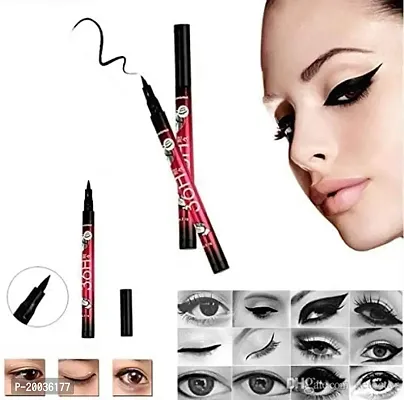 Glowhouse eye makeup combo set 3in1 Mascara set1 Eye Liner waterproof and long lasting 1 deep black kajal Name: eye makeup combo set 3in1 Mascara set,1 36h Eye Liner waterproof.-thumb2