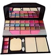 Glowhouse Fashion 6155 Makeup Kit with 5 Pink Makeup Brushes 3in1 Eye Combo 36H Kajal Compact Lipstick Fixer Primer Contor,Foundation, 3 Makep Puffs - (Pack of 20)-thumb2