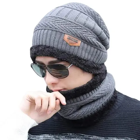 PURSUE FASHION Winter Woolen Pashmina Hat Safe and Stylish Beanie caps This Autumn-Winter Season.