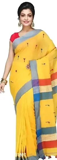 Trendy Cotton Mosal Saree with Blouse Piece