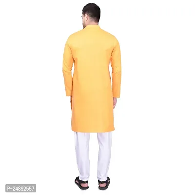 Stylish Men Silk Kurta with Pyjama Set-thumb2