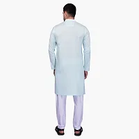 Stylish Men Silk Kurta with Pyjama Set-thumb1