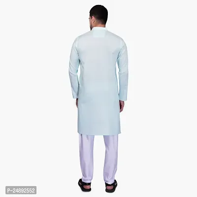 Stylish Men Silk Kurta with Pyjama Set-thumb2