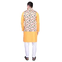 Stylish Men Silk Kurta, Pyjama with Jacket Set-thumb1