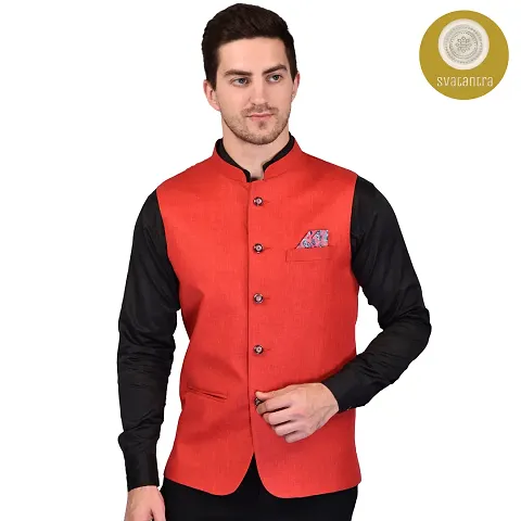 Reliable Cotton Blend Nehru Jackets For Men