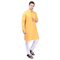 Stylish Men Silk Kurta with Pyjama Set-thumb2