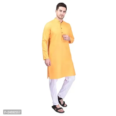 Stylish Men Silk Kurta with Pyjama Set-thumb3