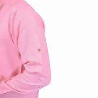 PRINTCULTR Men's Cotton Blend Traditional Designer Solid Color Short Kurta | Regular Long Sleeve Solid Kurta | | (PCSK6)-thumb4