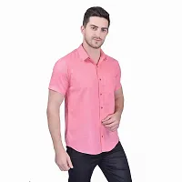 PRINTCULTR Men's Cotton Blend Casual Designer Shirt | Regular Slim Fit Solid Formal Shirt | | (PCHS8)-thumb2