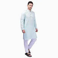 Stylish Men Silk Kurta with Pyjama Set-thumb2