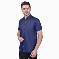 PRINTCULTR Men's Cotton Blend Casual Designer Shirt | Regular Slim Fit Solid Formal Shirt | | (PCHS3)-thumb1