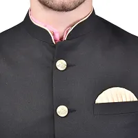 Stylish Men Silk Kurta, Pyjama with Jacket Set-thumb3