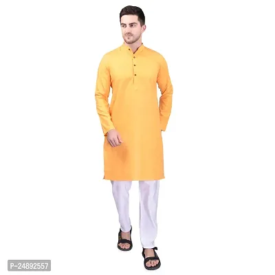 Stylish Men Silk Kurta with Pyjama Set-thumb0