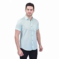 PRINTCULTR Men's Cotton Blend Casual Designer Shirt | Regular Slim Fit Solid Formal Shirt | | (PCHS6)-thumb2