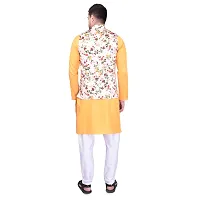 Stylish Men Silk Kurta, Pyjama with Jacket Set-thumb1