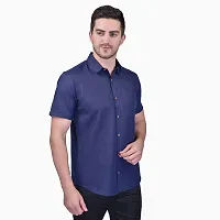 PRINTCULTR Men's Cotton Blend Casual Designer Shirt | Regular Slim Fit Solid Formal Shirt | | (PCHS3)-thumb2