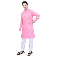 Stylish Men Silk Kurta with Pyjama Set-thumb2