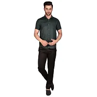 Classic Cotton Blend Solid Casual Shirts for Men-thumb3