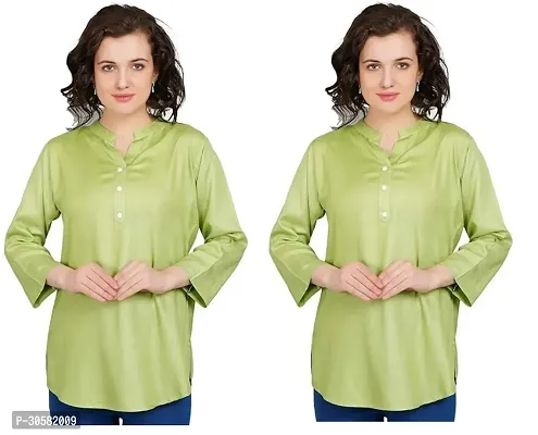 Latest Beautiful Rayon Top (Combo of 2)