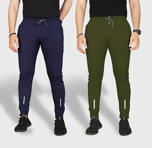 Hot Selling Linen Blend Regular Track Pants For Men 