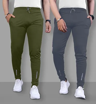 Best Selling Polyester Regular Track Pants For Men 