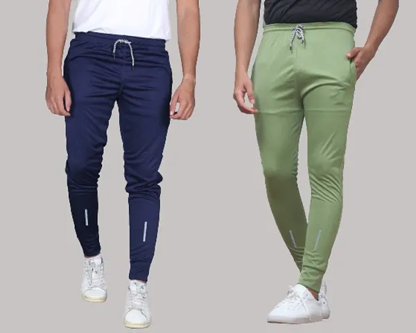 Best Selling Cotton Spandex Regular Track Pants For Men 