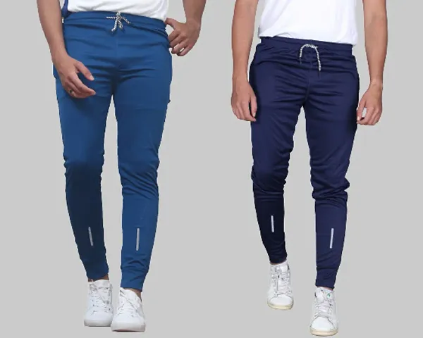 Must Have Polyester Regular Track Pants For Men 