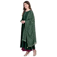 Fancy Anarkali long Kurti with Dupatta Set-thumb1