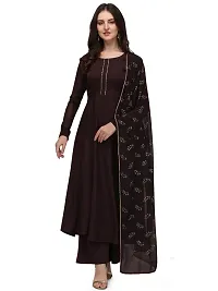 Fancy Anarkali long Kurti with Dupatta Set-thumb1