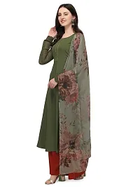 Fancy Anarkali long Kurti with Dupatta Set-thumb3