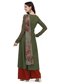 Fancy Anarkali long Kurti with Dupatta Set-thumb1