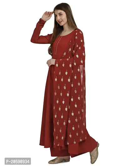 Fancy Anarkali long Kurti with Dupatta Set-thumb2