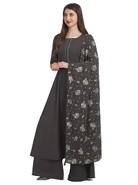 Fancy Anarkali long Kurti with Dupatta Set-thumb1