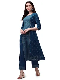 Fancy Anarkali long Kurti with Bottom Set-thumb2