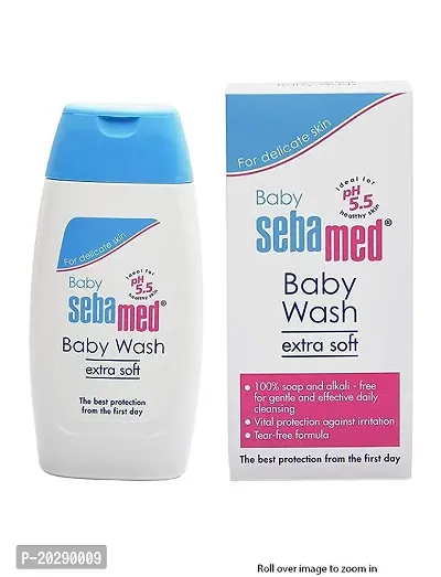 Sebamed Baby Cream Extra Soft, 50Ml And Sebamed Baby Wash Extra Soft, 200Ml