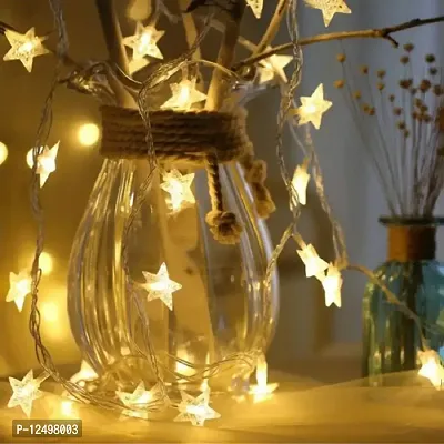 RaajaOutlets 40LED Star String Lights for Decoration Indoor/Outdoor Diwali Festive Occasion Wedding Party Christmas Tree-thumb0