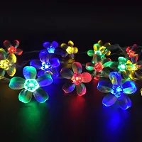 RaajaOutlets 40LED Cherry Blossom Flower Fairy String Lights for Home Diwali Christmas Tree Festival Decor (Multicolor,Corded electric,)-thumb2